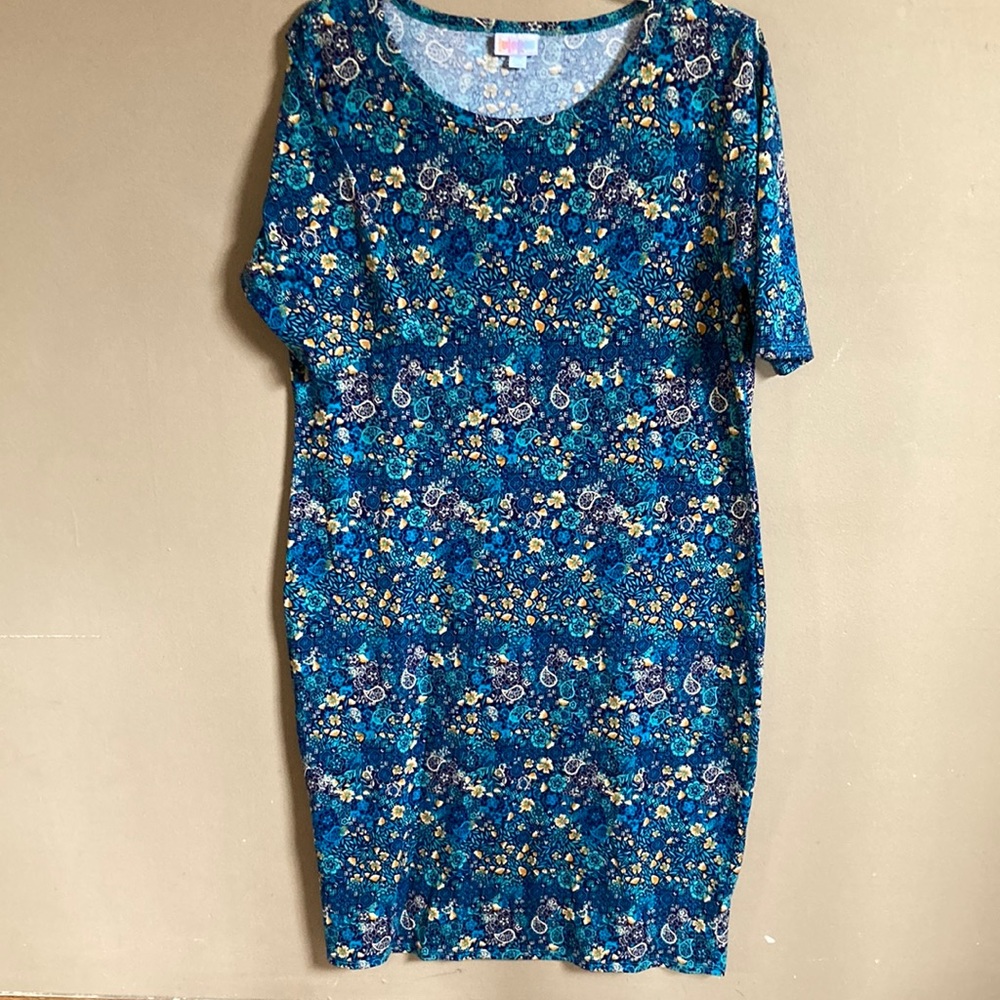 LuLaRoe print dress